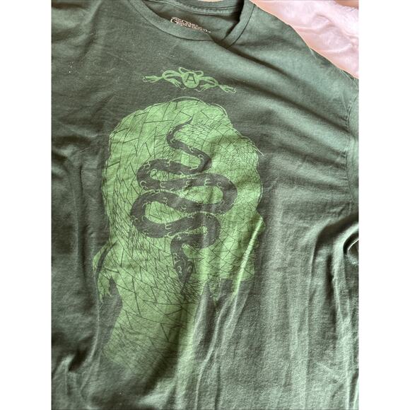 Fantastic Beasts Shirt Men’s XXL Green Short Sleeve Graphic Tee Grindelwald - Picture 3 of 6